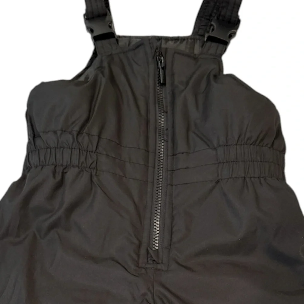 Carter's Unisex Toddler Black Snow Bib One Piece 2T